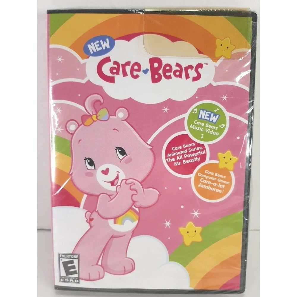 Care Bears DVD 2007 Music Video PC Computer Game Animated Series NEW Sealed